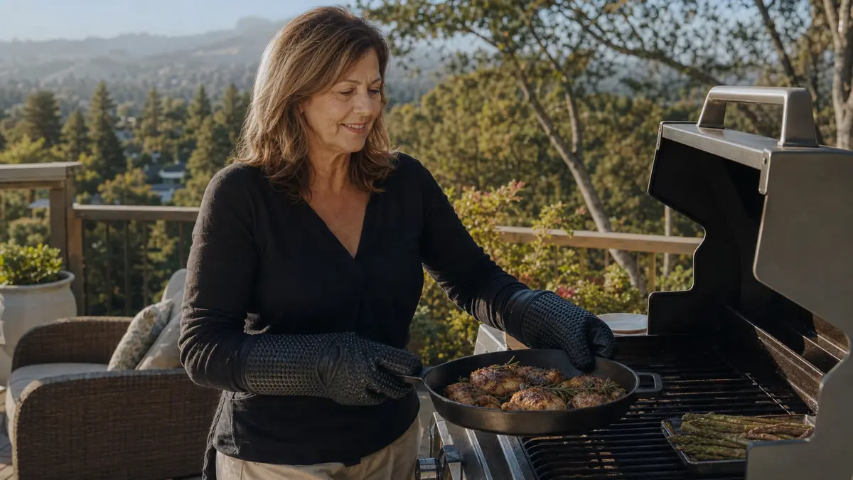 GEEKHOM BBQ Gloves Review: A Season of Hot Grates and Cast Iron