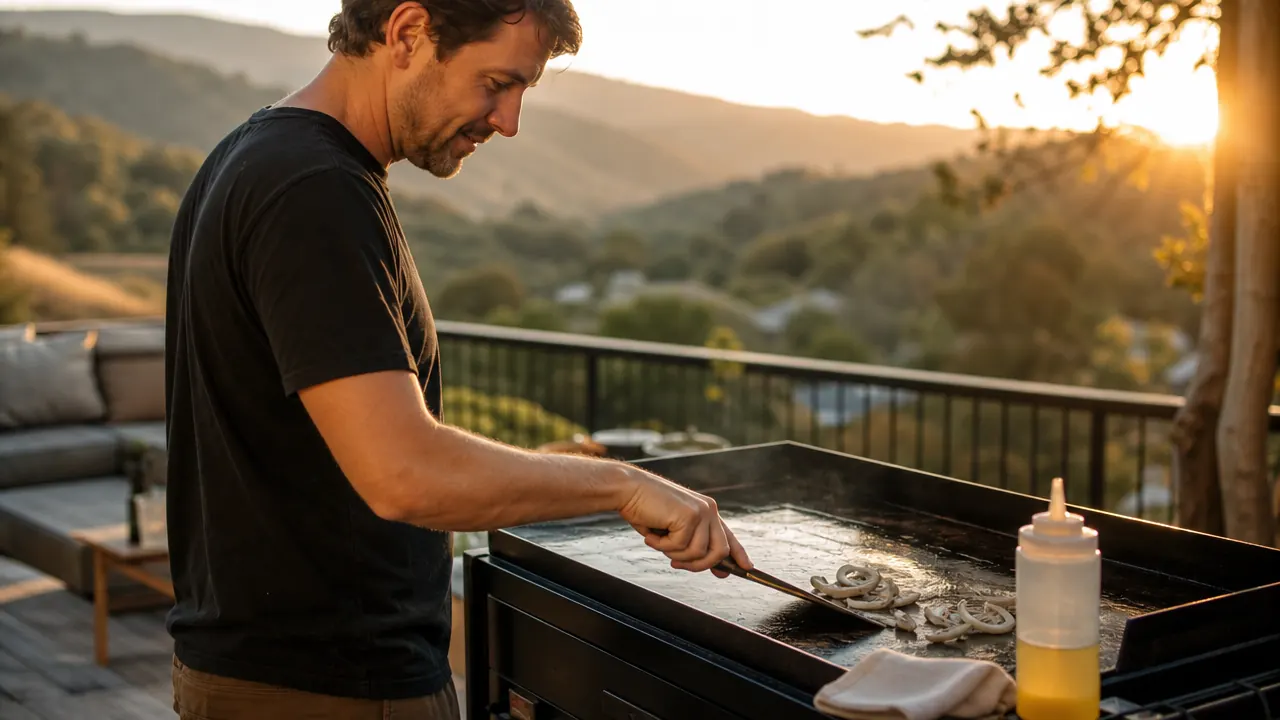 How to Season a New Outdoor Griddle